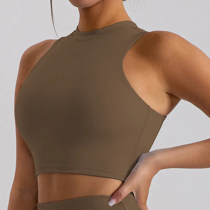 Short sleeve tank top/Mini shorts/Sports bra Gym Wear