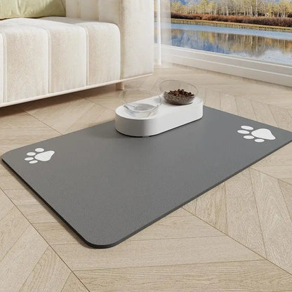 Pet cat dog meal mat,feeding mat,clean and tidy cat mat,cat supplies,absorbent,quick drying,leak proof,splash proof,multipurpose