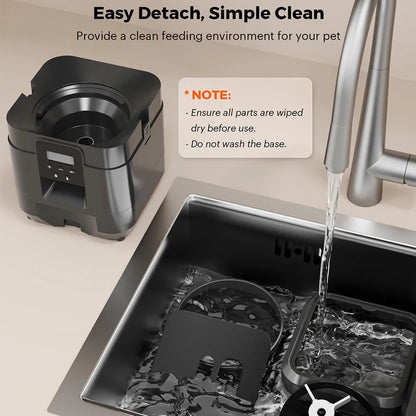 Automatic Pet Feeder Button / WiFi Version Auto Cat Food Dispenser Accessories Smart Control Pet Feeder For Cats Dog Dry Food