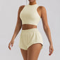 Short sleeve tank top/Mini shorts/Sports bra Gym Wear
