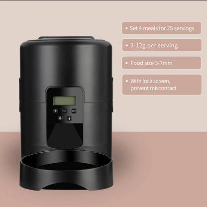 Automatic Pet Feeder Button / WiFi Version Auto Cat Food Dispenser Accessories Smart Control Pet Feeder For Cats Dog Dry Food