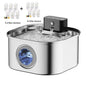 3L Stainless Steel Wireless Recharging Sensor Cat Water Fountain Auto Drinking Fountain For Cats Dog Drinker Pet Dispenser Bowl