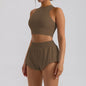 Short sleeve tank top/Mini shorts/Sports bra Gym Wear