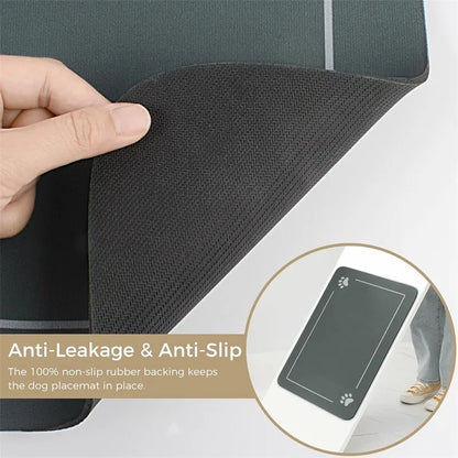 Pet cat dog meal mat,feeding mat,clean and tidy cat mat,cat supplies,absorbent,quick drying,leak proof,splash proof,multipurpose