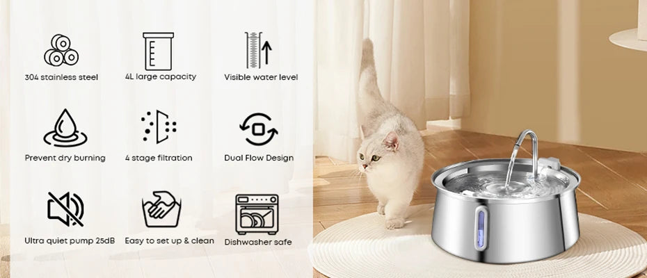 Automatic Pet Feeder Button / WiFi Version Auto Cat Food Dispenser Accessories Smart Control Pet Feeder For Cats Dog Dry Food