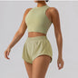 Short sleeve tank top/Mini shorts/Sports bra Gym Wear