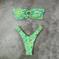 Micro Bikini Push Up Women Swimsuits 2024 Sexy Female Swimwear Brazilian Bikini Set Thong Biquini Swim Suits Print Beachwear