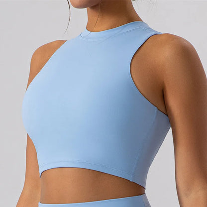 Short sleeve tank top/Mini shorts/Sports bra Gym Wear