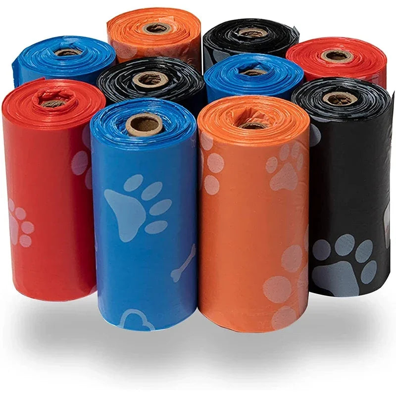 Rolls of Dogs Outdoor Poop Bags