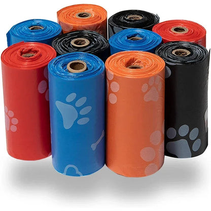 Rolls of Dogs Outdoor Poop Bags