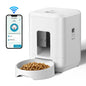 Automatic Pet Feeder Button / WiFi Version Auto Cat Food Dispenser Accessories Smart Control Pet Feeder For Cats Dog Dry Food